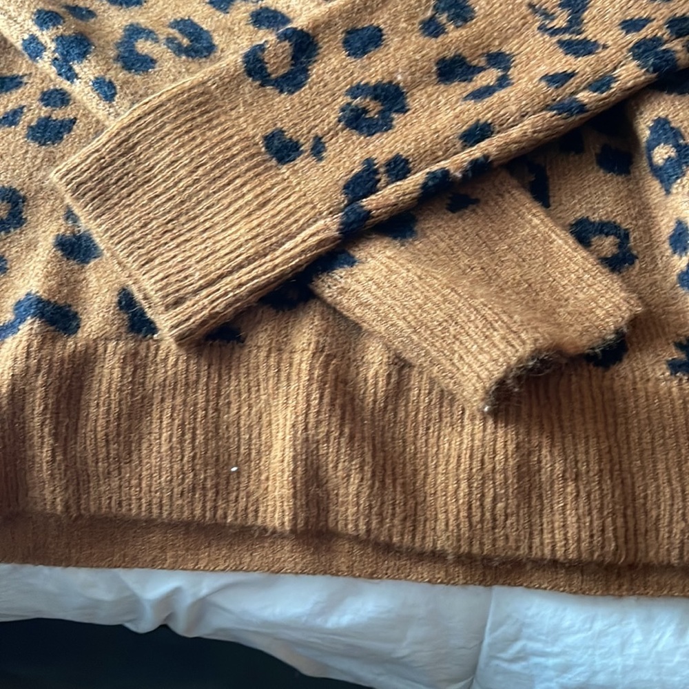 Leopard Print Sweater - Picture 3 of 4